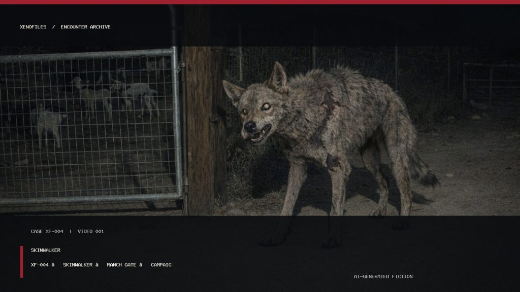 Skinwalker XF-004 — Video 001: XF-004 — Skinwalker — Ranch Gate — Campaign 116 cover artwork
