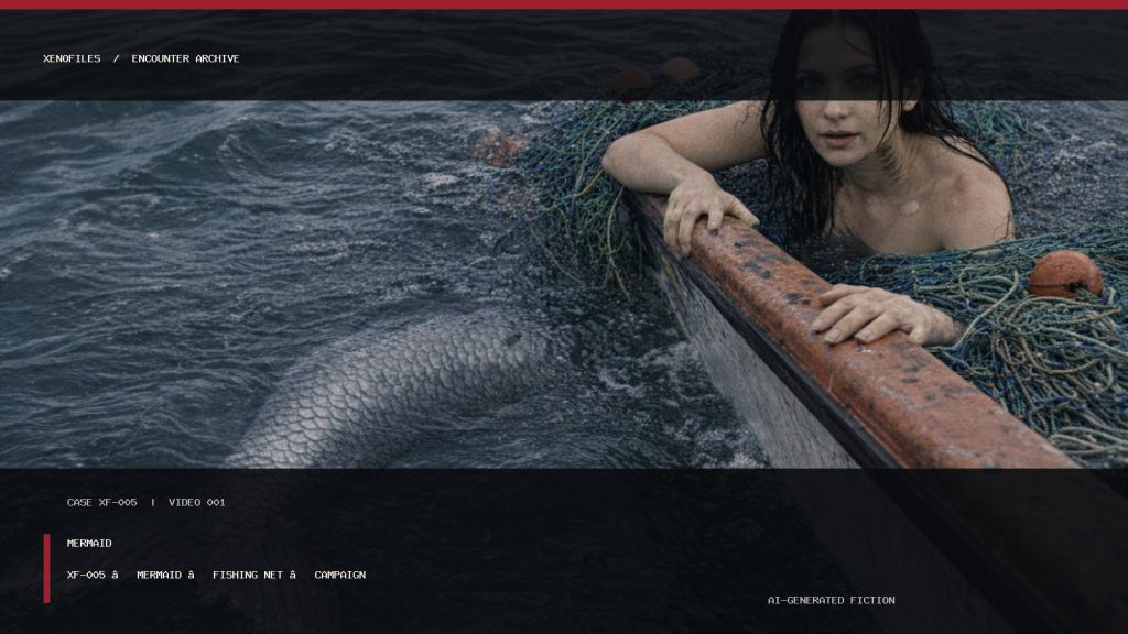 Mermaid XF-005 — Video 001: XF-005 — Mermaid — Fishing Net — Campaign 116 cover artwork